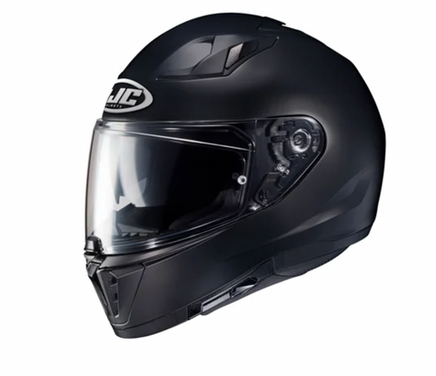 black HJC helmet