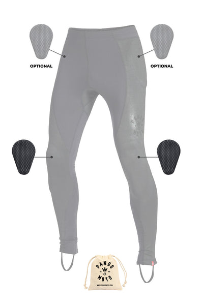 Pando Moto base layer Armored Motorcycle Leggings SKIN UH 02 with protectors