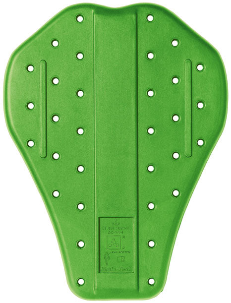 Green HELD SAS-TECH back protector for a motorcycle jacket 
