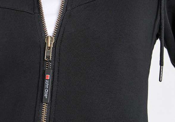 A close up of a Black women's motorcycle hoodie